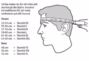 Öppen hjälm med visir,  Svart