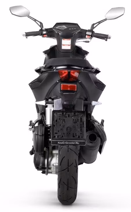 Drax Rough svart klass 1 EU-moped