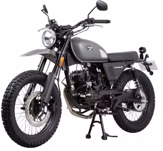 Viarelli Scrambler – Klassisk moped med manuell växellåda