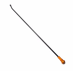 SM-pro fram, Svart eker med Orange Aluminiumnippel