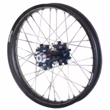 SM Pro Bakhjul 190cc,  17x1,85 Rött nav svart fälg