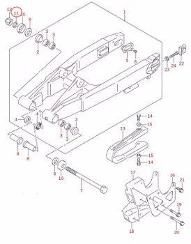 11: Bricka Svingaxel RM85