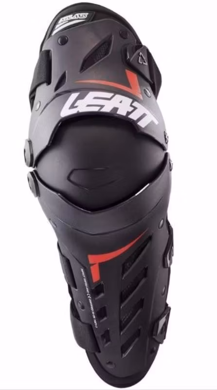 Leatt knäskydd Dual Axis Svart/Röd XXL