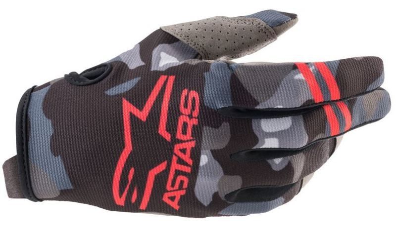 Alpinestars Radar Junior Camo/Röd. Barnhandske från Alpinestars