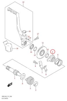 4: Suzuki RM85 starter