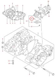 14: Suzuki RM85 reedventil