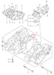 2: Suzuki RM85 packning vevhus