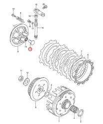 13: Suzuki RM85, RM80 trycksvamp koppling