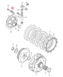 9: Suzuki RM85 kopplingsfjäder