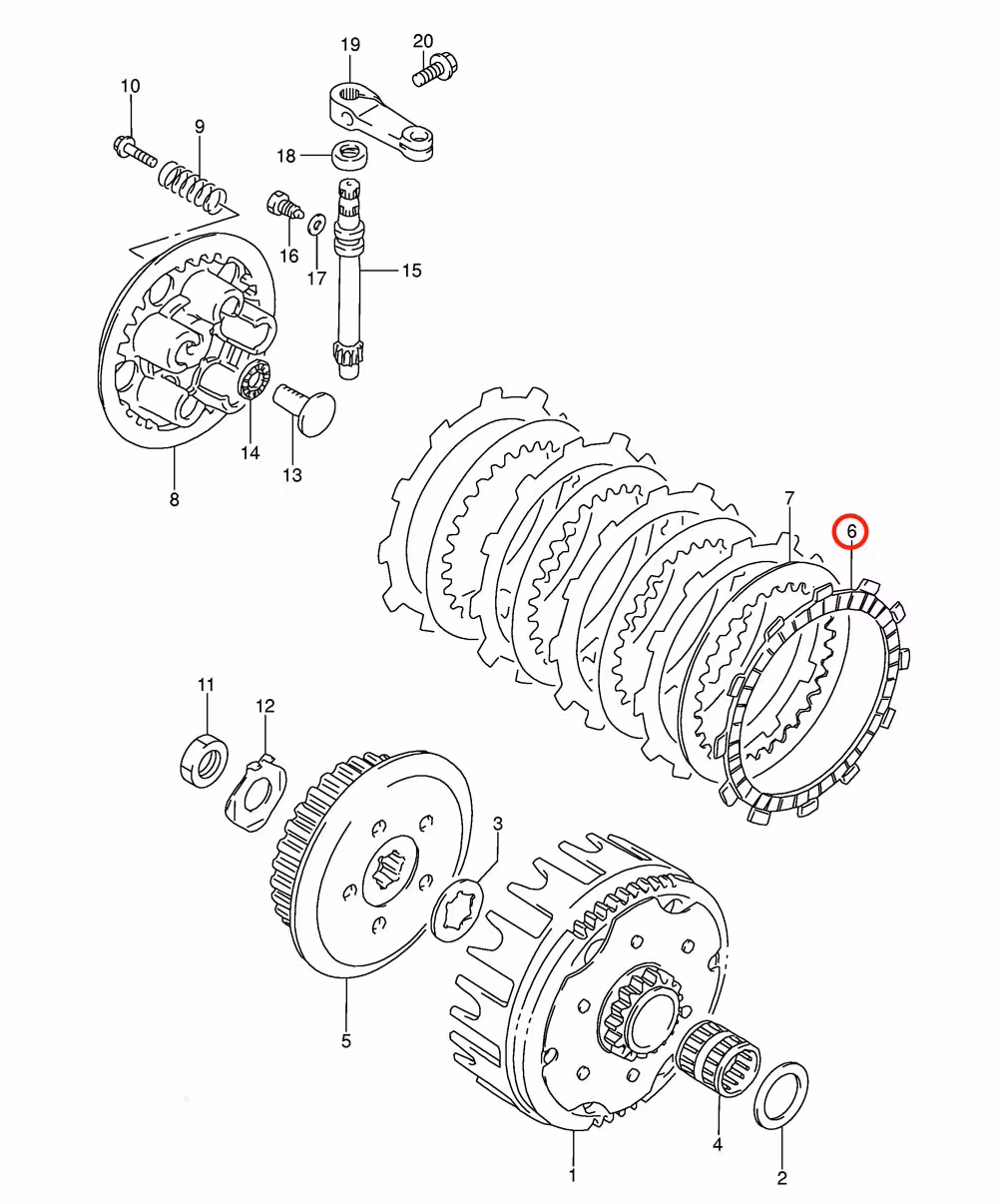 Lameller Suzuki RM85