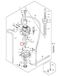 7: Suzuki RM85 munstyckshållare