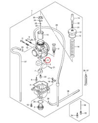 6: Suzuki RM85 nålventil
