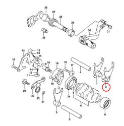 2: Suzuki RM85 växelgaffel 2