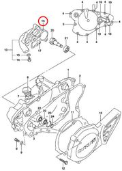 16: Suzuki RM85 packning vattenpump