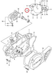 5: Suzuki RM85 bult kopplingskåpa