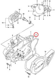 2: Suzuki RM85 packning kopplingskåpa