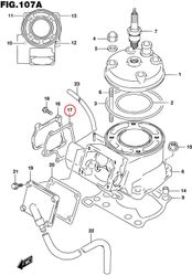 17: Suzuki RM85 packning sidokåpa
