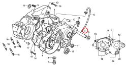 2: Distans vevhus Honda CR85
