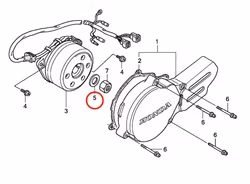 5: Honda CR5  bricka rotor