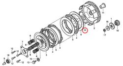 14: Honda CR85 bricka koppling