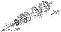 6: Honda CR85 tryckplatta