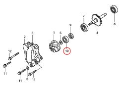 10: Tätning vattenpump Honda CR85