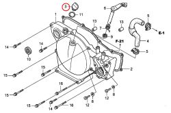 3: Påfyllningsplugg Honda CR85