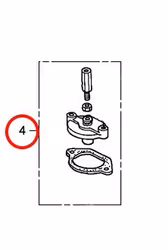 4: Honda CR85 trottellock med packning
