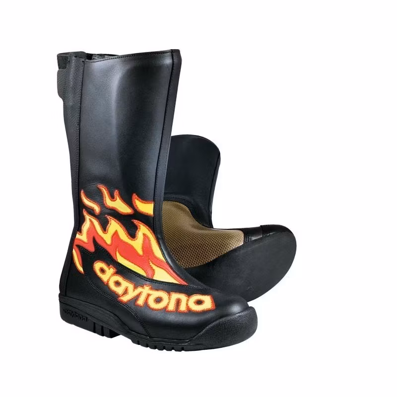 Daytona speedwaystövlar Speedmaster svart flames