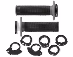 Domino gummihandtag D-Lock 4-takt Svart/Gråa