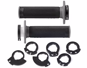 Domino gummihandtag D-Lock 4-takt Svart/Gråa
