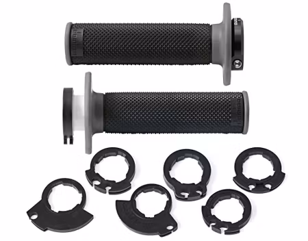 Domino gummihandtag D-Lock 4-takt Svart/Gråa