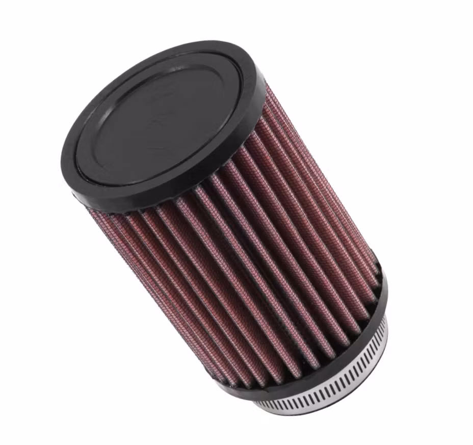 K&N luftfilter RD0710, rakt clamp on  63mm anslutning till Speedway motorer,  Crosscart, bil mm