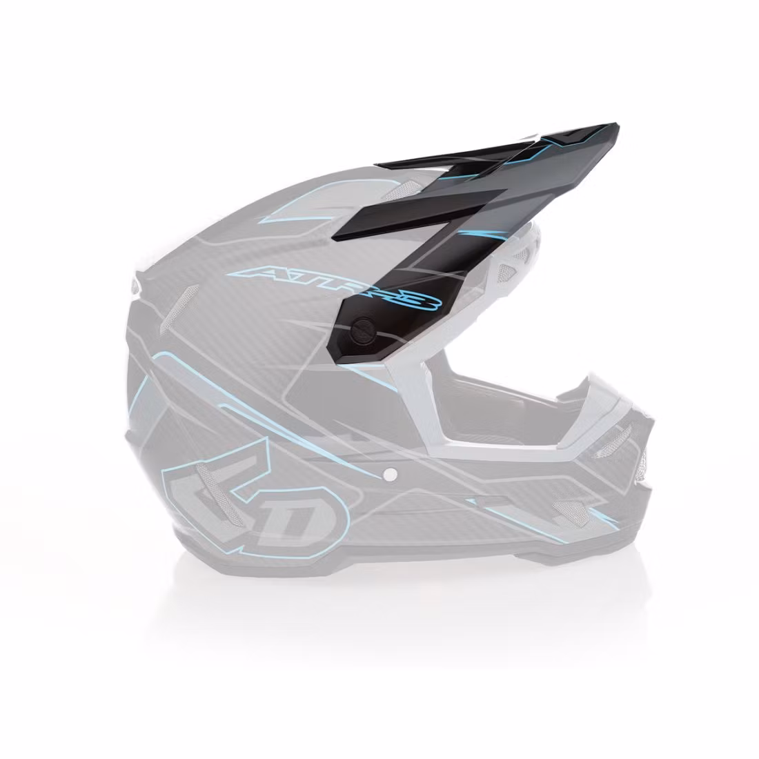 Skärm 6D ATR-3 Reflex Helmet FIM, Black 2026