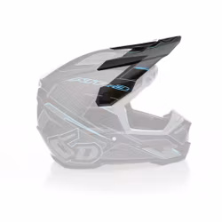 Skärm 6D ATR-3 Reflex Helmet FIM, Black 2026