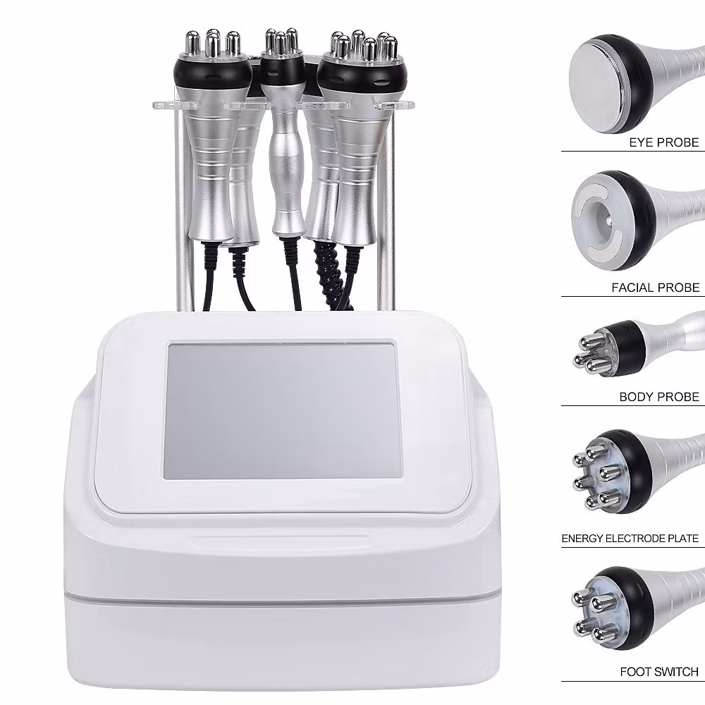 5 in 1 40k ultrasonic cavitation vacuum body slimming instrument
