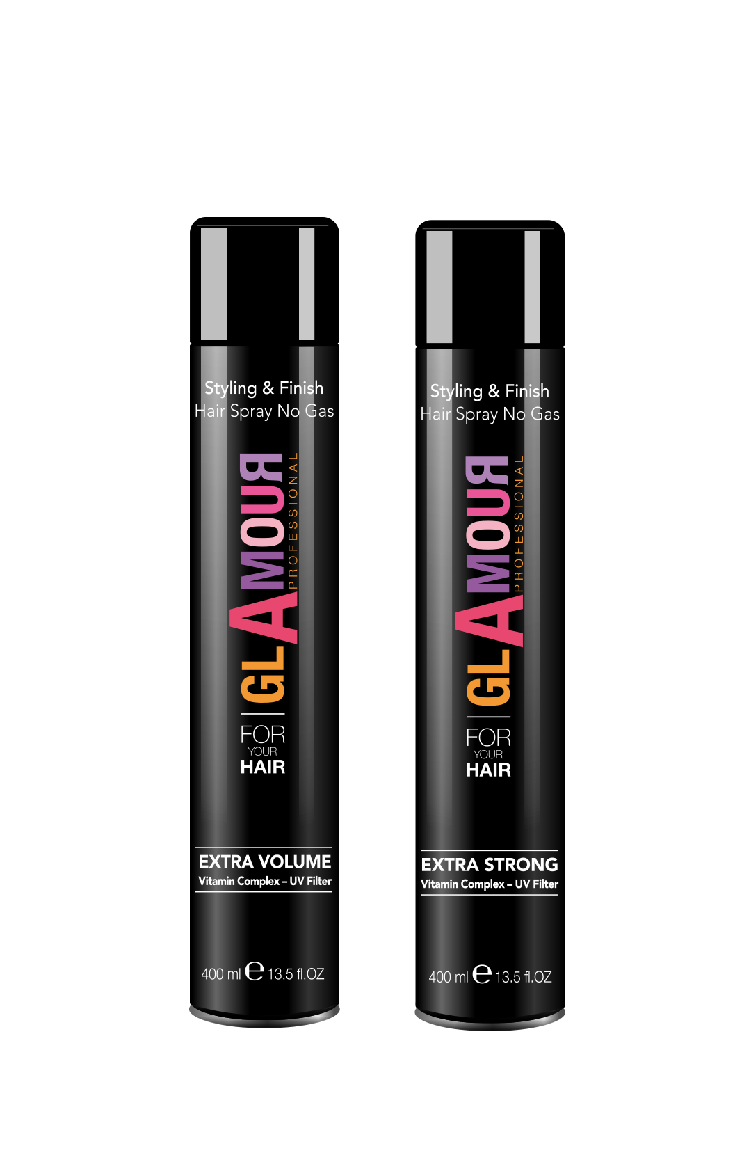 No gas hair spray extra volume
