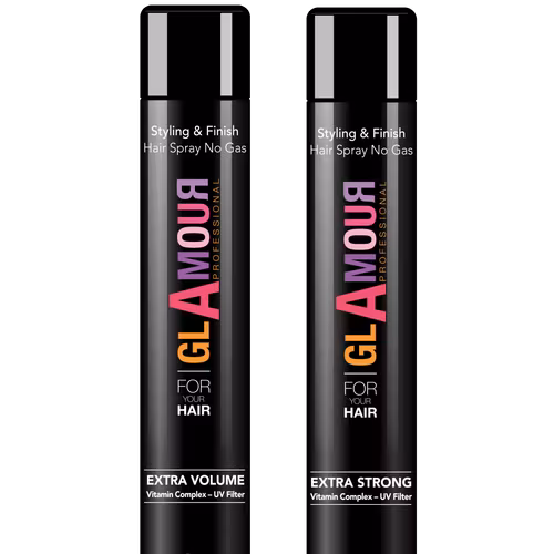 No gas hair spray extra volume