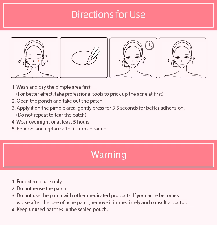 Acne Pimple Healing Patch