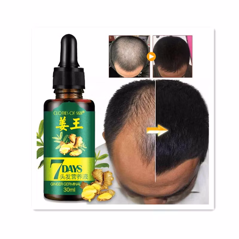 serum för återväxt av rött hår