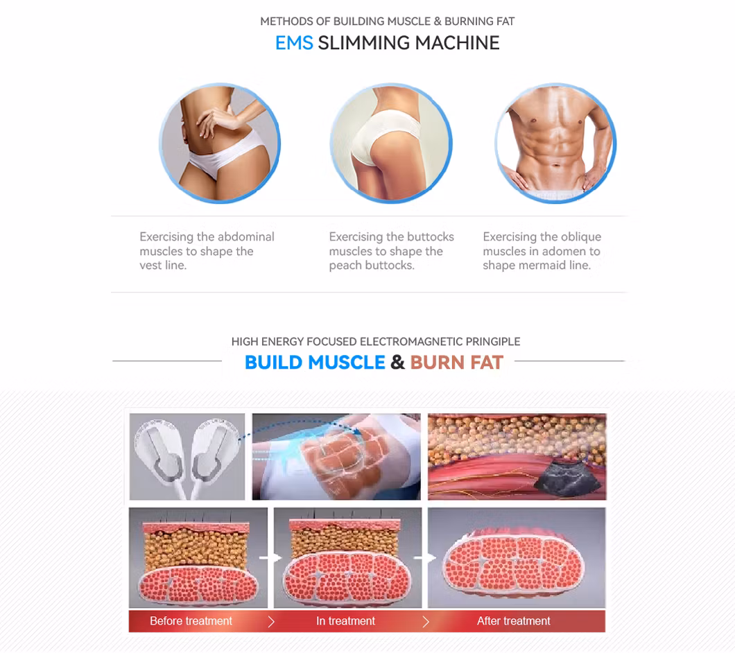 2 / 4 Handles Hifem Ems Slim Machine For Body Sculpting