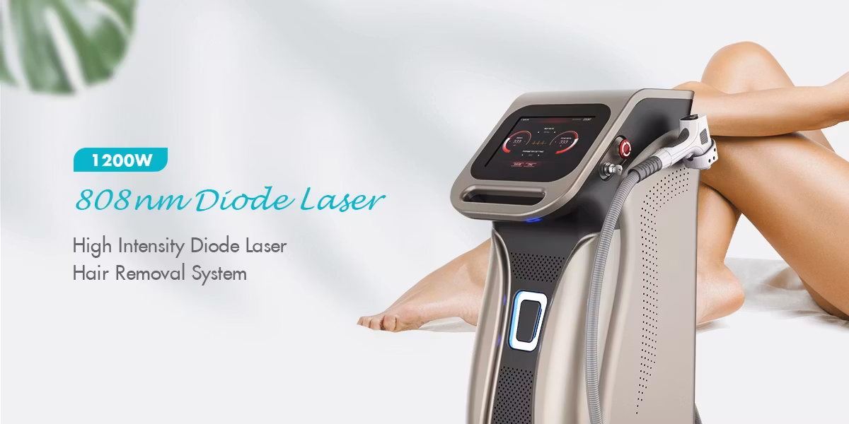 1200W 808nm diodlaserhårborttagningsmaskin