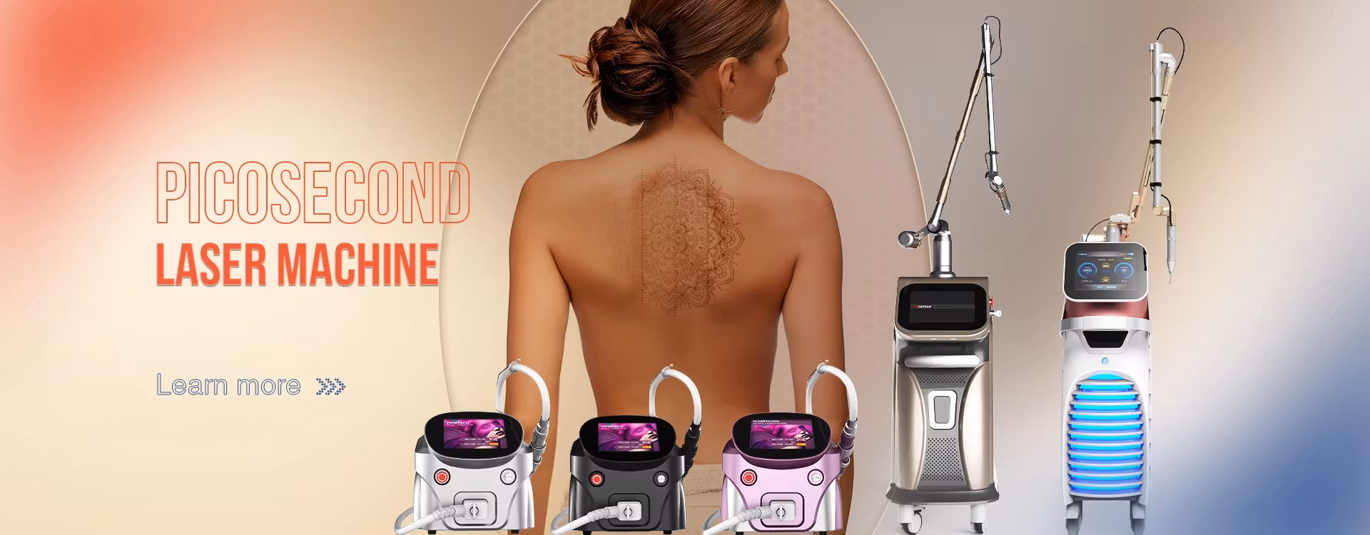 pikose kundlasermaskiner för tatuerings borttagning