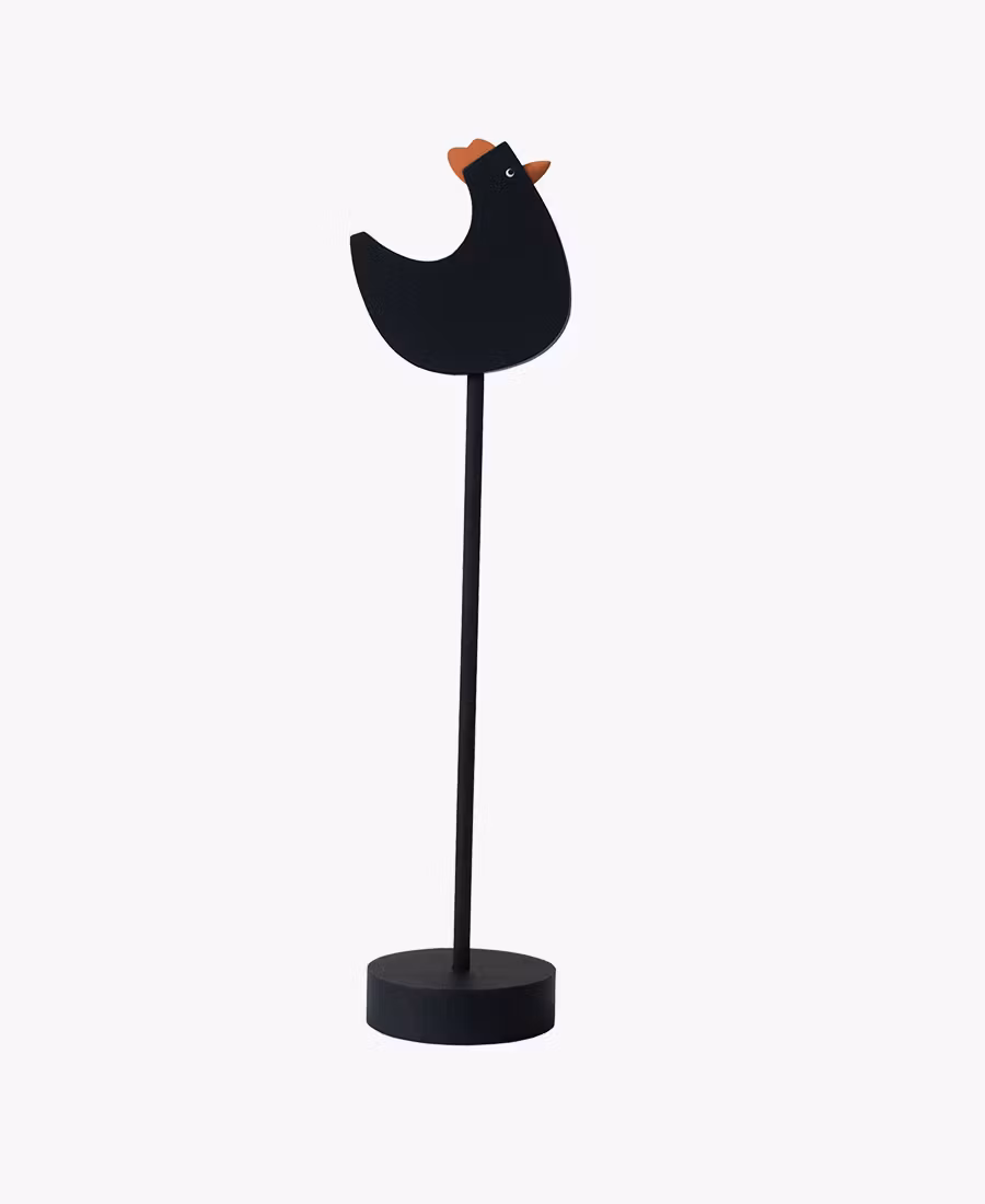 Dekoration svart tupp på pinne