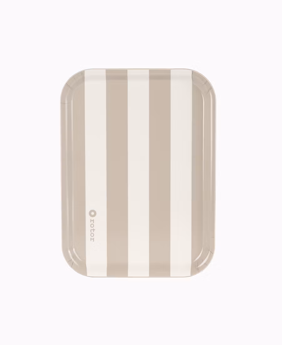 Serveringsbricka Stripes-blond