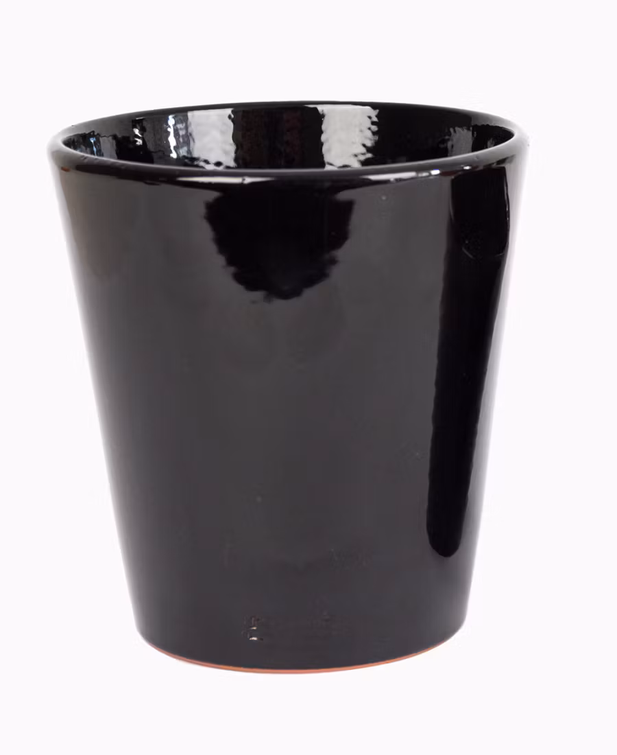 Stor blomkruka svart