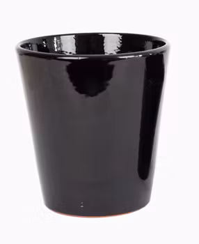 Stor blomkruka svart