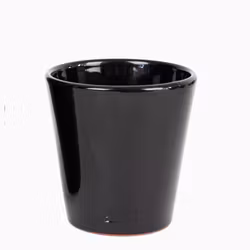 Liten blomkruka-svart