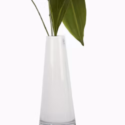 Glasvas "Etage"-vit