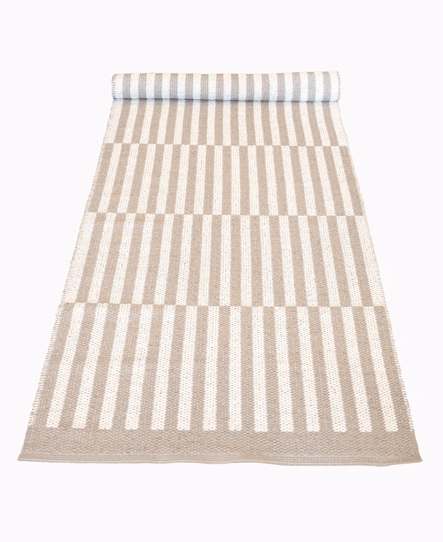 Matta Stripes-beige/vit